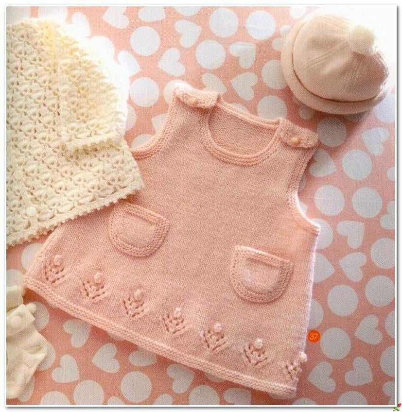 Baby dress knitting pattern