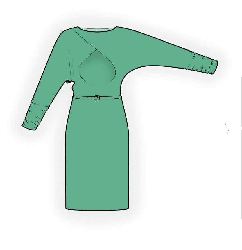Free knit dress sewing pattern