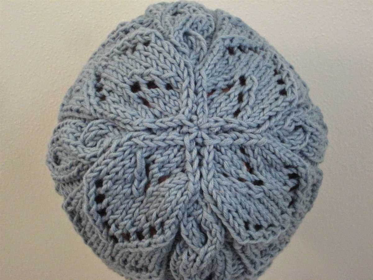 Cable hat free knitting pattern