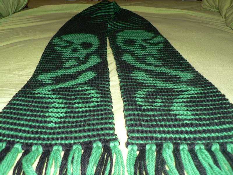 Slytherin hat knitting pattern