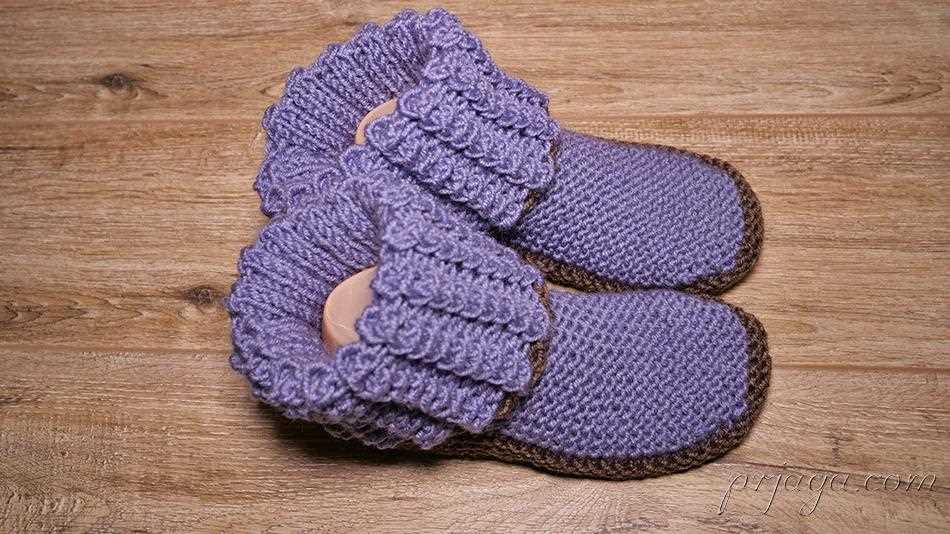 Ravelry knitted slippers free pattern