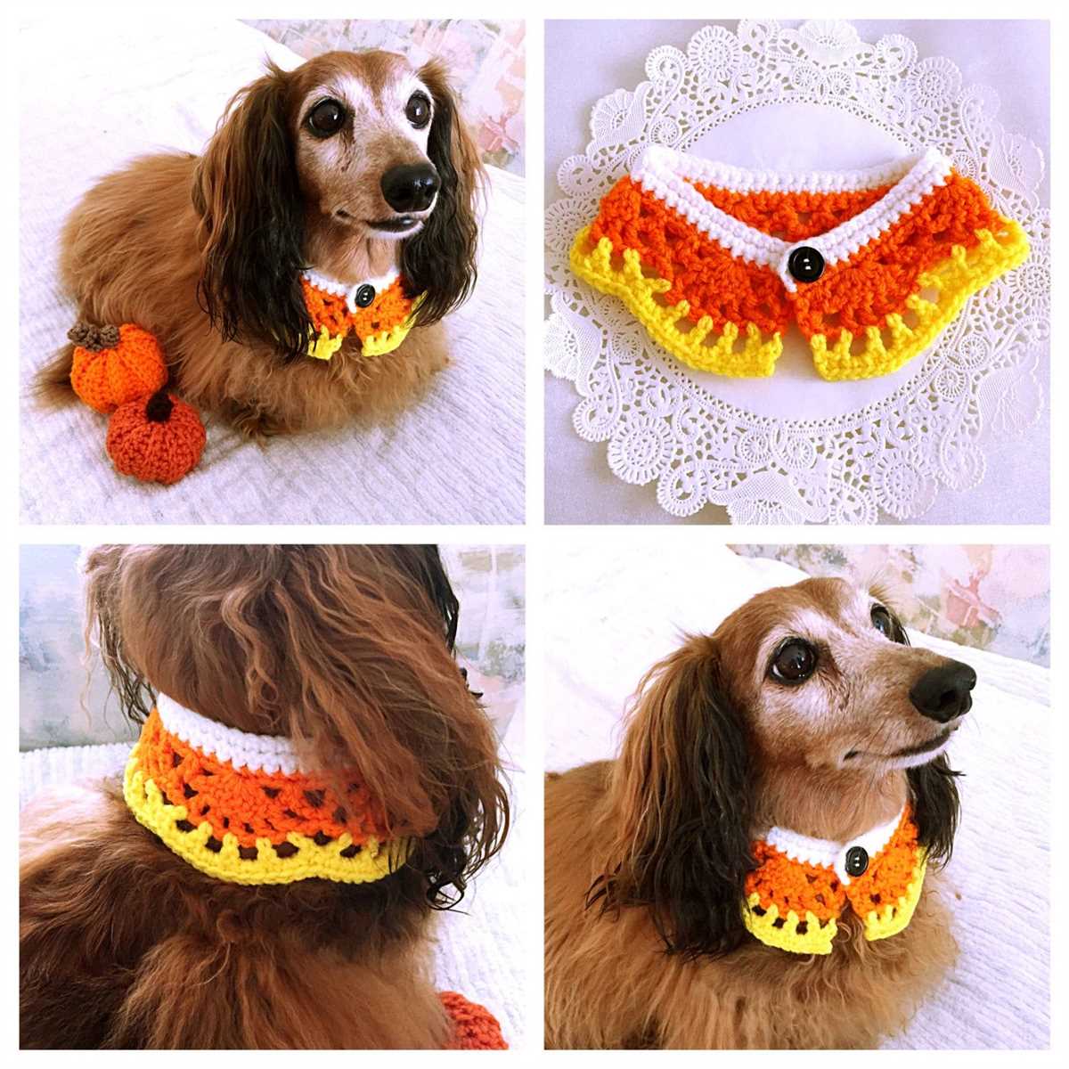 Knitted bandana pattern for dogs