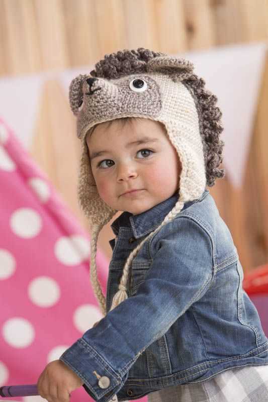 Hedgehog hat knitting pattern