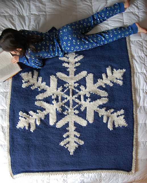 Free knitted christmas blanket patterns