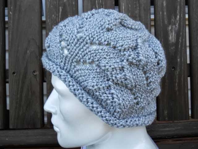 Chunky yarn knit hat pattern