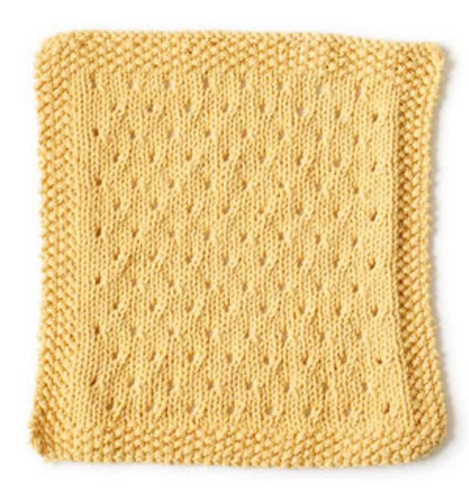 Washcloth knitting pattern