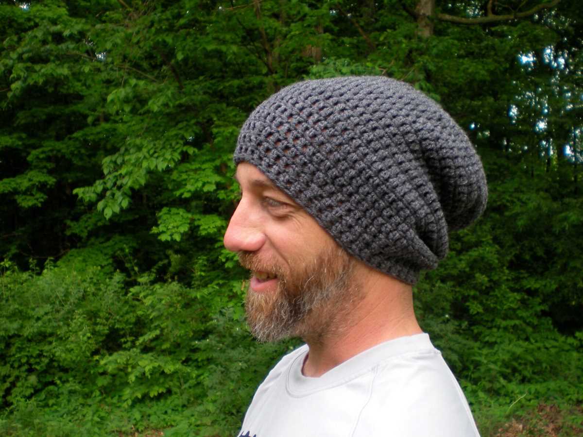 Free knitting pattern mens slouch hat