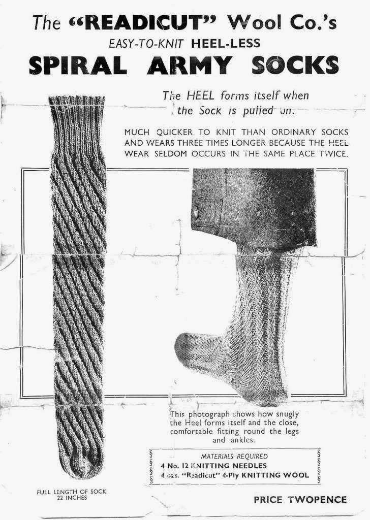 Sock pattern knitting circular needles
