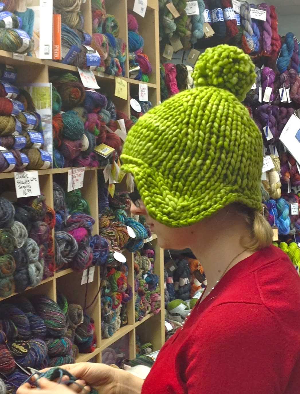Knit hat pattern bulky weight yarn