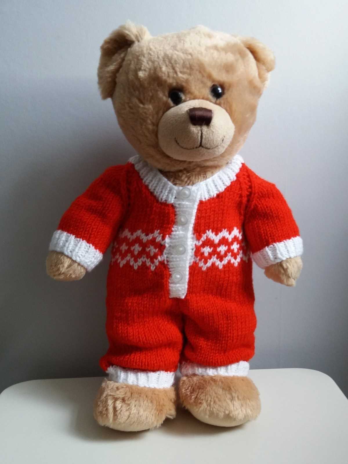 Teddy bear sweater knitting pattern free