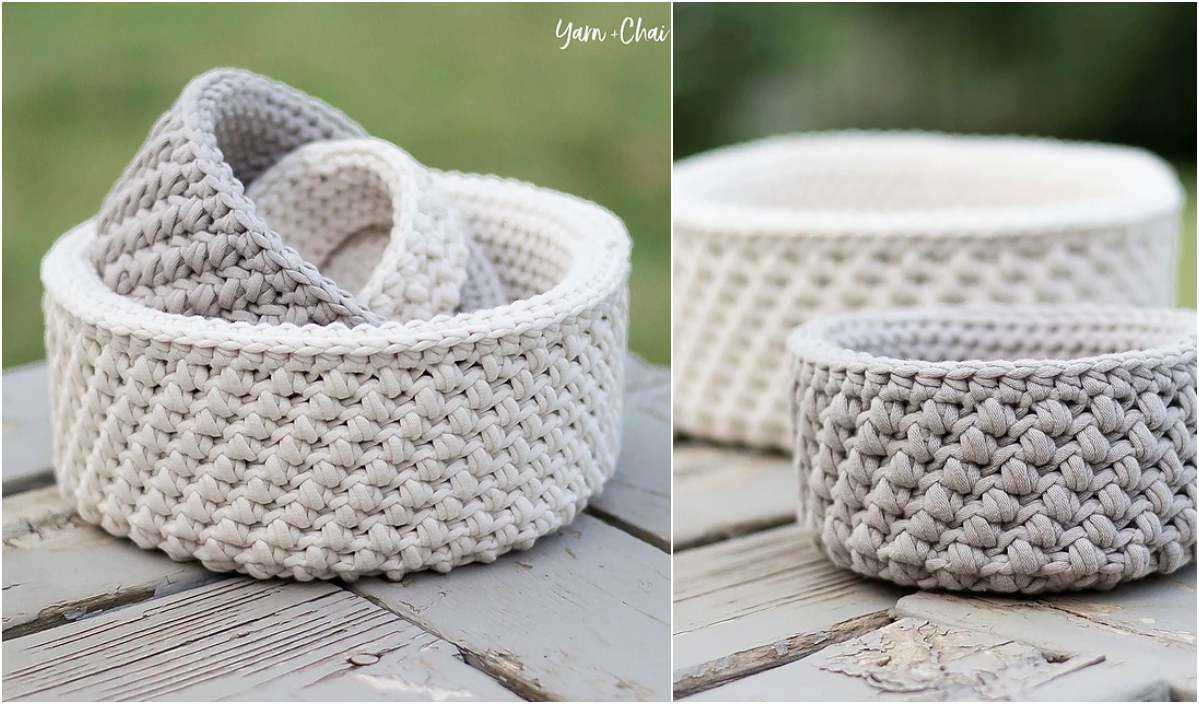 Free knitting patterns for baskets