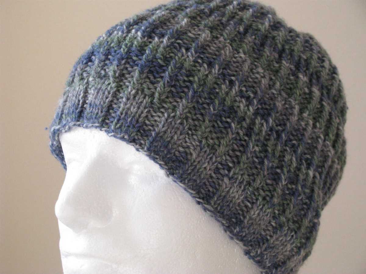 Knitted hat patterns for men