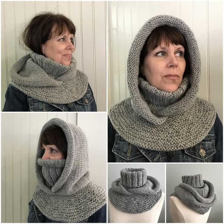 Knitting pattern scarf with sleeves