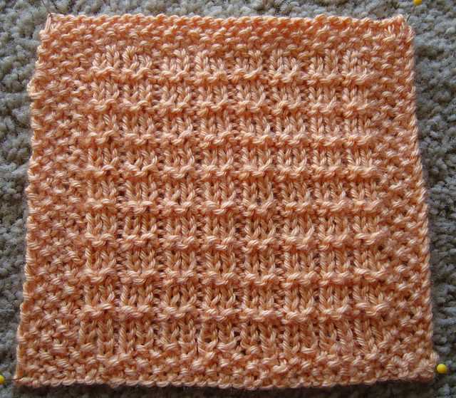 Grandmothers knit dishcloth pattern