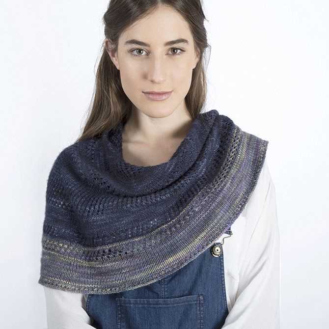 Alpaca shawl knitting pattern