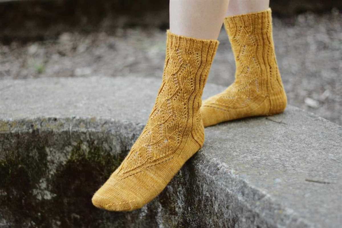 Knit sock patterns